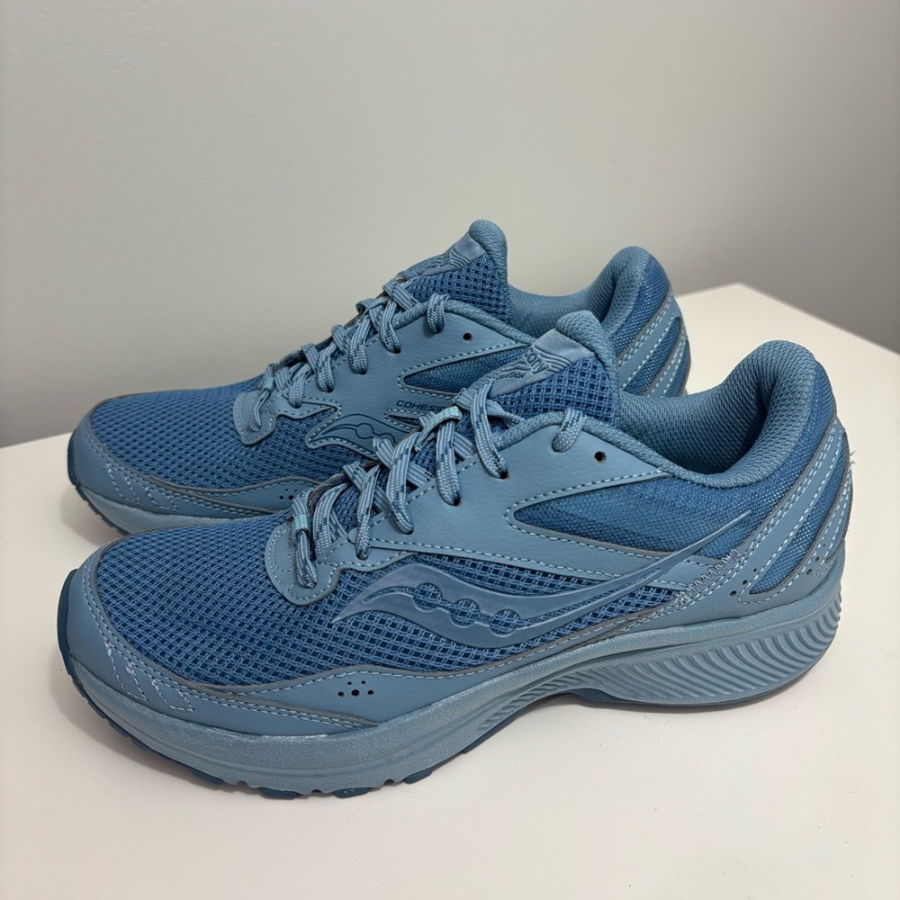 Saucony Cohesion Women's Athletic Shoes in Steely Blue Wmns 7